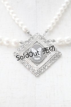 画像1: Sheglit / "Ulysses"ダブルパールネックレス  黒ｘ白 S-25-10-29-013-EL-AC-HR-ZS