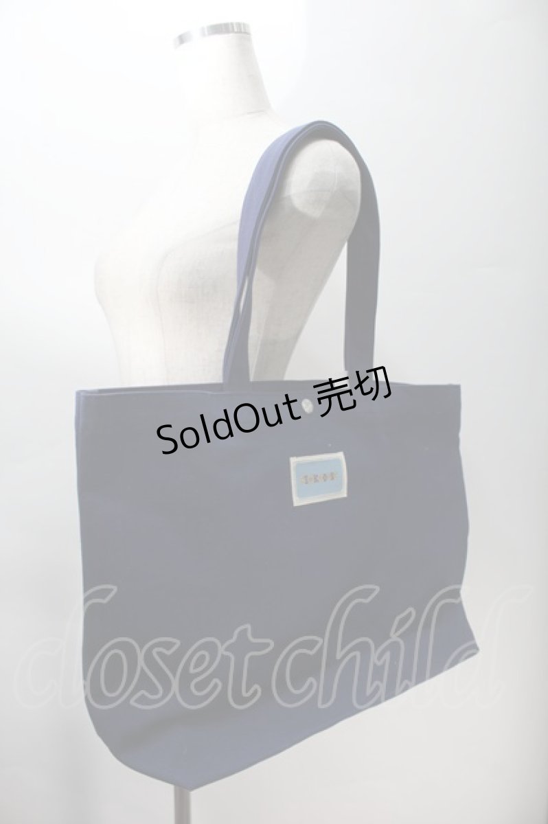 画像1: 【SALE】PINK HOUSE / ロゴトートバッグ  紺 S-25-10-29-016-LO-BG-AS-ZT087 (1)