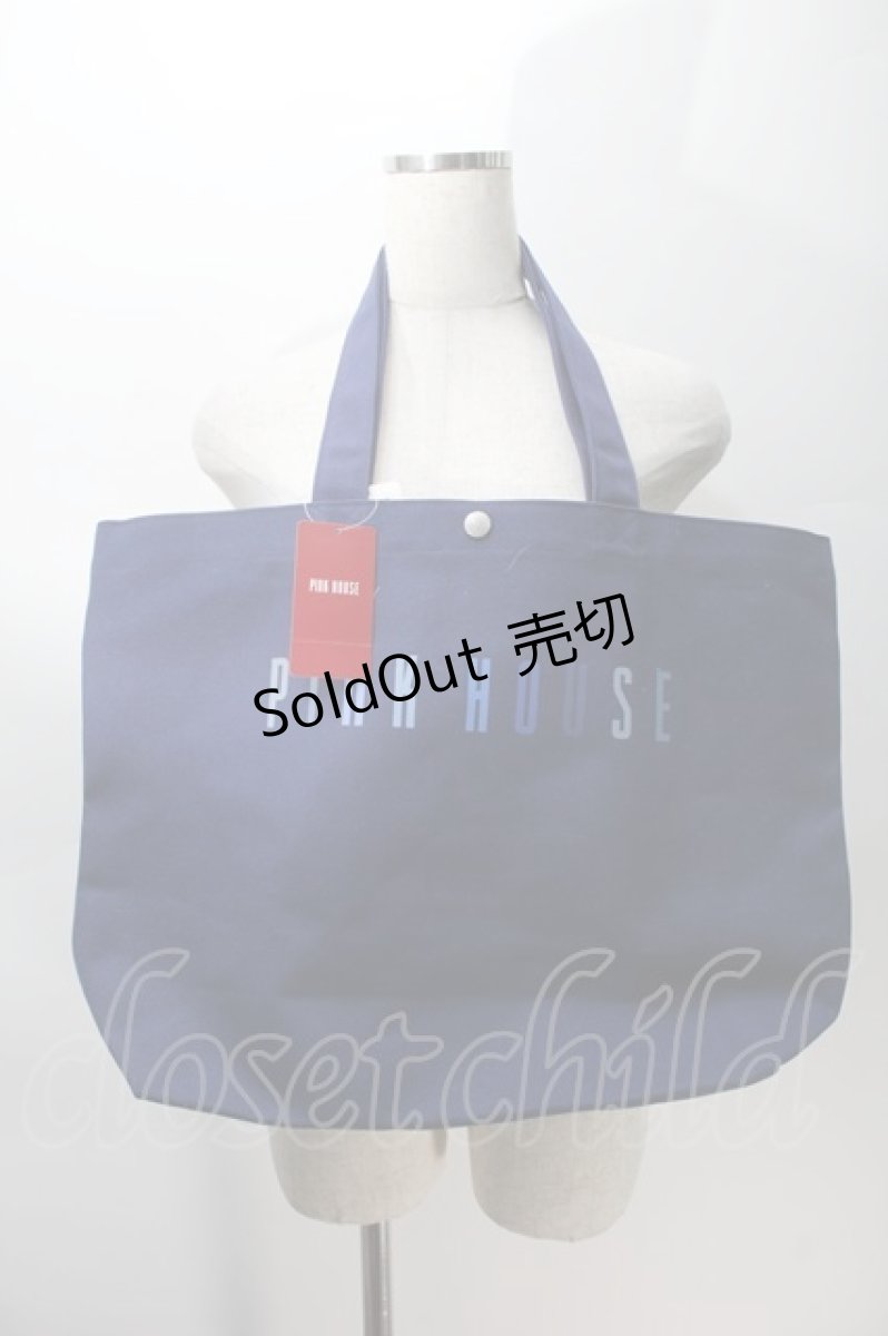 画像3: 【SALE】PINK HOUSE / ロゴトートバッグ  紺 S-25-10-29-016-LO-BG-AS-ZT087 (3)