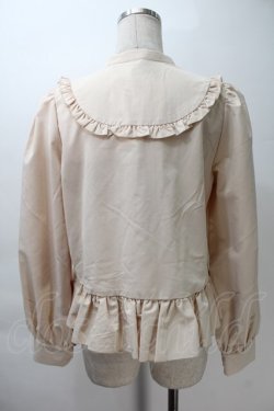 画像2: FLC / 皆方由衣コラボペプラムブラウス  ベージュ S-25-10-29-020-LO-BL-AS-ZS