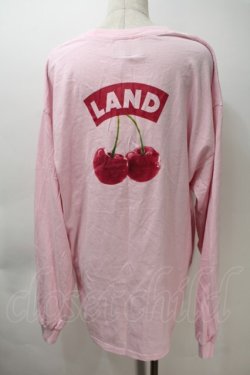画像2: LAND by MILKBOY / CHERRY L.S. TEE  ライトピンク S-25-10-29-021-MB-TO-HR-ZS