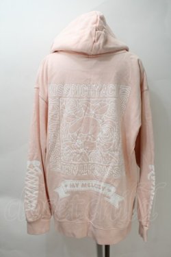 画像2: KRY CLOTHING / サンリオコラボ 裏毛プルオーバーパーカー  ピンク S-25-10-29-022-EL-BL-HR-ZS