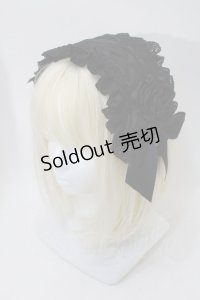 Hoshibako Works / ローズ・レディヘッドドレス  黒 S-25-10-29-004-LO-AC-HR-ZS