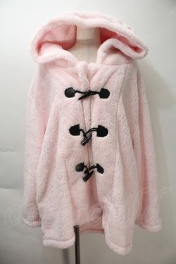 画像1: KRY CLOTHING / 「MOKOMOKO2020」ボアBIGフードダッフル  ピンク S-25-10-29-031-EL-CO-HR-ZS