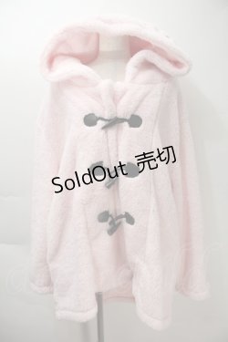 画像1: KRY CLOTHING / 「MOKOMOKO2020」ボアBIGフードダッフル  ピンク S-25-10-29-031-EL-CO-HR-ZS