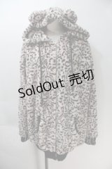KRY CLOTHING / 「NEKOKAKUMA」 ファーパーカー  ピンク S-25-10-29-032-EL-CO-HR-ZS