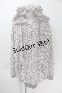 KRY CLOTHING / 「NEKOKAKUMA」 ファーパーカー  ピンク S-25-10-29-032-EL-CO-HR-ZS