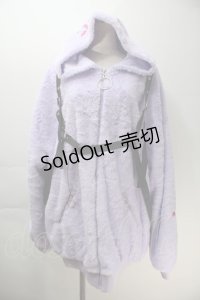 Jamie エーエヌケー / ハーネス付きファーブルゾン  パープル S-25-10-29-033-LO-JA-HR-ZS