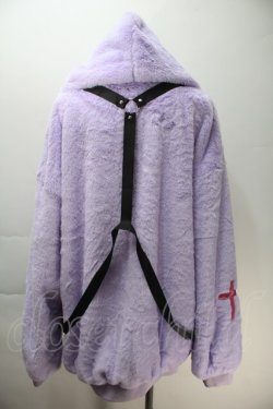 画像2: Jamie エーエヌケー / ハーネス付きファーブルゾン  パープル S-25-10-29-033-LO-JA-HR-ZS