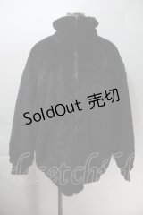 NieR Clothing / ロゴファーブルゾン  黒ｘ白 S-25-10-29-034-PU-CO-HR-ZS