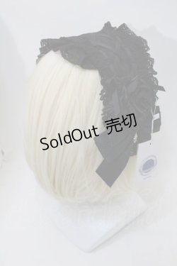 画像2: Hoshibako Works / ローズ・レディヘッドドレス  黒 S-25-10-29-004-LO-AC-HR-ZS