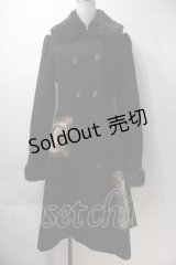 Innocent World / 廃墟の中のポートレートコート M 黒 S-25-10-29-036-IW-CO-AS-ZS