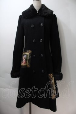 画像1: Innocent World / 廃墟の中のポートレートコート M 黒 S-25-10-29-036-IW-CO-AS-ZS