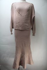 NieR Clothing / ニットトップス＆ワンピース  ベージュ S-25-10-29-040-PU-OP-HR-ZS