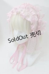 metamorphose / Fairyフリルヘッドドレス  ピンク S-25-10-29-005-ME-AC-AS-ZS