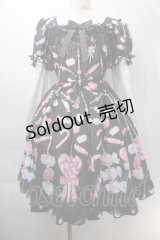 Angelic Pretty / Candy Ornamentワンピース  黒 S-25-10-29-042-AP-OP-AS-ZS