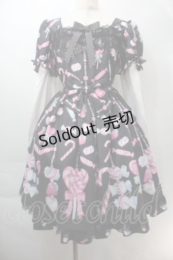 画像1: Angelic Pretty / Candy Ornamentワンピース  黒 S-25-10-29-042-AP-OP-AS-ZS