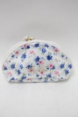 LIZ LISA / 花柄ポーチ  白 S-25-10-30-001-LO-ZA-HR-ZS