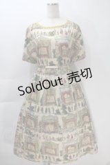 Jane Marple Dans Le Salon / Paper theaterタブリエドレス  オフ S-25-10-30-034-JM-OP-AS-ZS