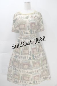 Jane Marple Dans Le Salon / Paper theaterタブリエドレス  オフ S-25-10-30-034-JM-OP-AS-ZS