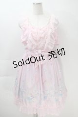 Angelic Pretty / Chateau d'ecumeジャンパースカートセット  ピンク S-25-10-30-035-AP-OP-AS-ZS