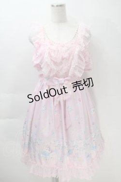 画像1: Angelic Pretty / Chateau d'ecumeジャンパースカートセット  ピンク S-25-10-30-035-AP-OP-AS-ZS