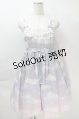 Angelic Pretty / Misty Sky Brilliant ColorジャンパースカートSet  Melancholic Moon(グレー×ピンク) S-25-10-30-037-AP-OP-AS-ZS