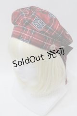 Angelic Pretty / British Bearベレー  赤 S-25-10-30-005-AP-AC-AS-ZS