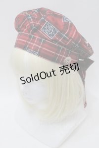 Angelic Pretty / British Bearベレー  赤 S-25-10-30-005-AP-AC-AS-ZS