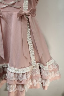 画像4: DearMyLoveEmily / ミルフィーユフリルジャンパースカート LL ピンク S-25-10-30-040-LO-OP-HR-ZS