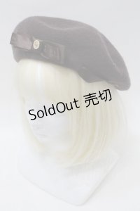 m petit by misako / NINA'Sコラボベレー  ブラウン S-25-10-30-006-LO-AC-AS-ZS