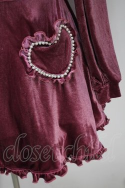 画像4: Jamie エーエヌケー / Re Twinkle ハートポケットワンピース  ピンク S-25-10-30-041-LO-OP-HR-ZS