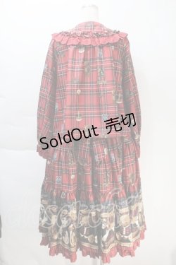画像2: Angelic Pretty / British Bearブラウス＆ティアードスカート  赤 S-25-10-30-042-AP-OP-AS-ZS