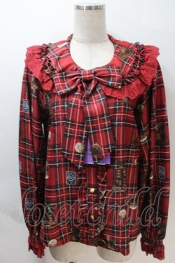 画像3: Angelic Pretty / British Bearブラウス&ティアードスカート  赤 S-25-10-30-042-AP-OP-AS-ZS