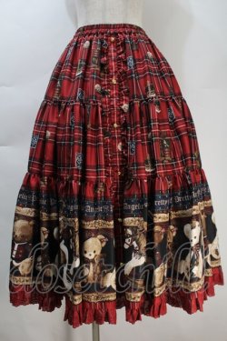 画像4: Angelic Pretty / British Bearブラウス&ティアードスカート  赤 S-25-10-30-042-AP-OP-AS-ZS
