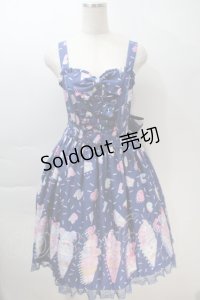 Angelic Pretty / Decoration Ice Creamジャンパースカート  紺 S-25-10-30-043-AP-OP-AS-ZS