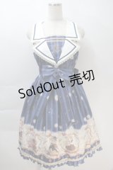 To Alice / カワウソコンサートジャンパースカート M 紺 S-25-10-30-044-LO-CO-HR-ZS