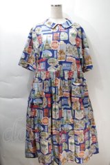 Jane Marple / Memories of Parisコレットドレス  ブルー S-25-10-30-046-JM-OP-AS-ZS