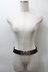 axes femme / ゴムベルト  黒 S-25-10-30-007-AX-BL-AS-ZS