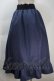 画像2: axes femme / ナポレオンモチーフロングスカート  紺 S-25-10-30-049-AX-SK-AS-ZS (2)