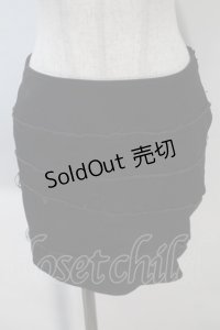 alice auaa / カットデニムミニスカート 1 黒 S-25-10-30-052-AA-SK-HR-ZS