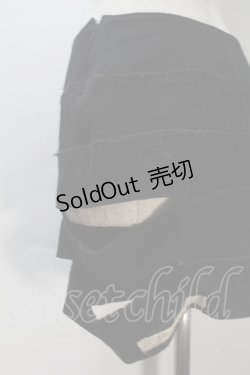 画像3: alice auaa / カットデニムミニスカート 1 黒 S-25-10-30-052-AA-SK-HR-ZS