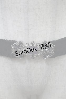 画像2: axes femme / ゴムベルト  黒 S-25-10-30-007-AX-BL-AS-ZS