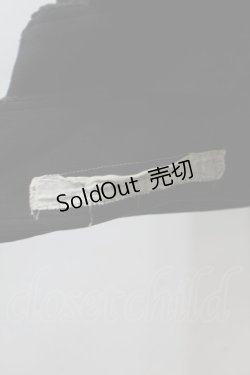 画像4: alice auaa / カットデニムミニスカート 1 黒 S-25-10-30-052-AA-SK-HR-ZS