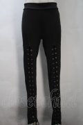 KRY CLOTHING / 「KURINUKI４」レギンス  黒 S-25-10-30-053-EL-PA-HR-ZS