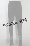 KRY CLOTHING / 「KURINUKI４」レギンス  黒 S-25-10-30-053-EL-PA-HR-ZS