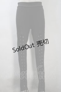 KRY CLOTHING / 「KURINUKI４」レギンス  黒 S-25-10-30-053-EL-PA-HR-ZS