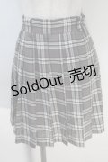 LOLITA / チェックプリーツスカート  グレー S-25-10-30-056-LO-SK-HR-ZS