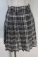画像1: LOLITA / チェックプリーツスカート  グレー S-25-10-30-056-LO-SK-HR-ZS (1)