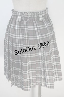 画像2: LOLITA / チェックプリーツスカート  グレー S-25-10-30-056-LO-SK-HR-ZS